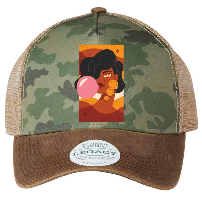 Bubblegum Girl Legacy Tie Dye Trucker Hat