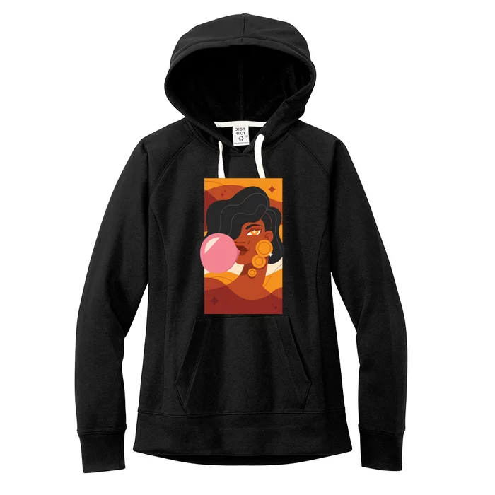 Bubblegum Girl Women's Fleece Hoodie