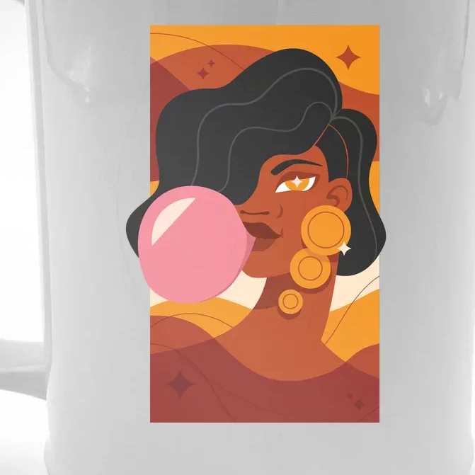 Bubblegum Girl Front & Back Beer Stein