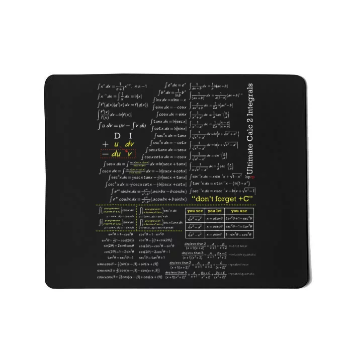 Blackpenredpen Ultimate Calculus 2 Integral Mousepad