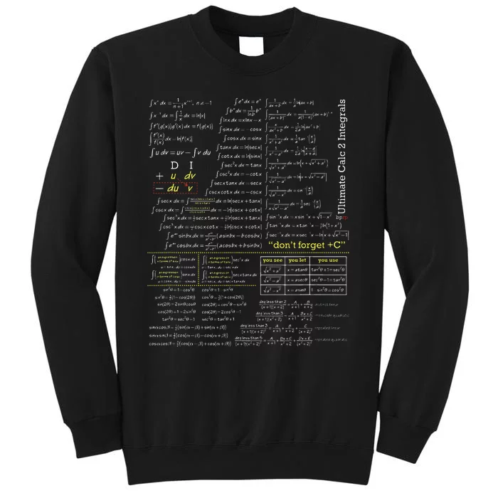 Blackpenredpen Ultimate Calculus 2 Integral Tall Sweatshirt