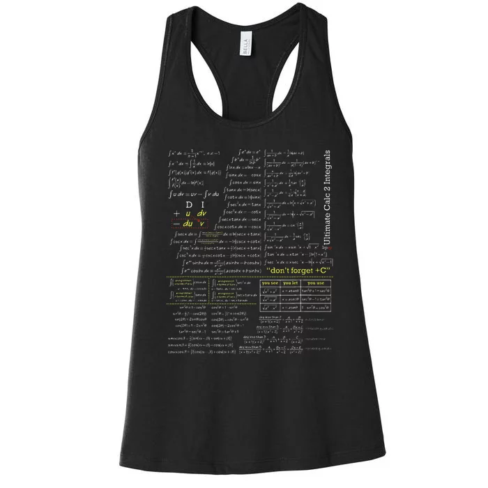 Blackpenredpen Ultimate Calculus 2 Integral Women's Racerback Tank