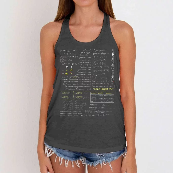 Blackpenredpen Ultimate Calculus 2 Integral Women's Knotted Racerback Tank