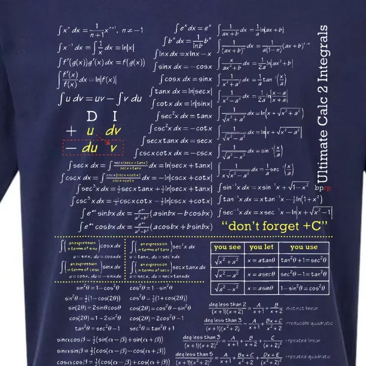 Blackpenredpen Ultimate Calculus 2 Integral Sueded Cloud Jersey T-Shirt