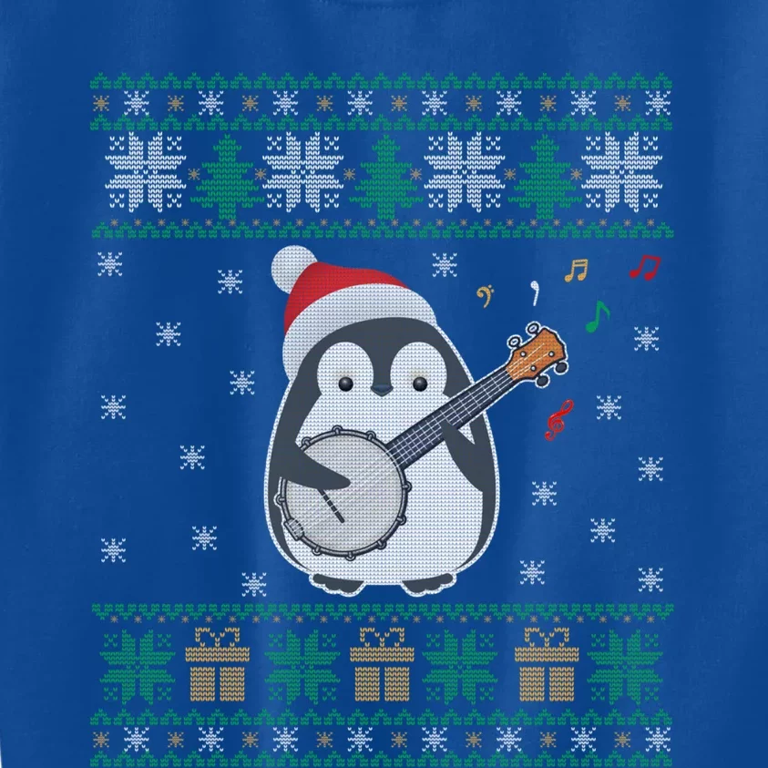 Banjo Ugly Christmas Sweater Penguin Xmas Family Matching Cute Gift Kids Sweatshirt