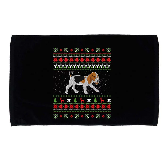 Beagle Ugly Christmas Great Funny Gift Design Funny Gift Microfiber Hand Towel