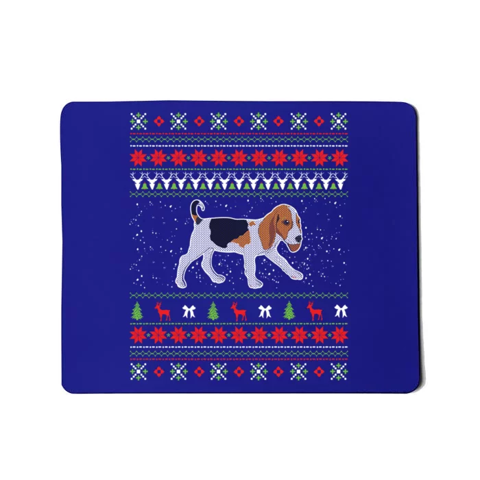 Beagle Ugly Christmas Great Funny Gift Design Funny Gift Mousepad