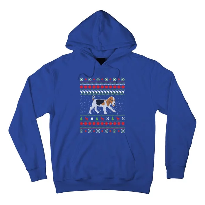 Beagle Ugly Christmas Great Funny Gift Design Funny Gift Tall Hoodie