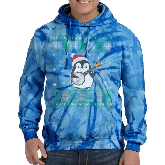 Banjo Ugly Christmas Sweater Penguin Xmas Family Matching Meaningful Gift Tie Dye Hoodie