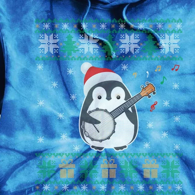 Banjo Ugly Christmas Sweater Penguin Xmas Family Matching Meaningful Gift Tie Dye Hoodie