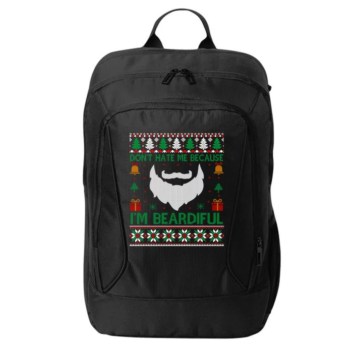 Best Ugly Christmas With Beard City Backpack