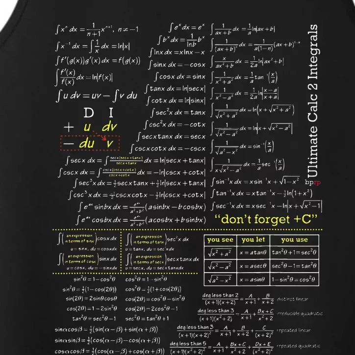 blackpenredpen ultimate calculus 2 integral Performance Tank