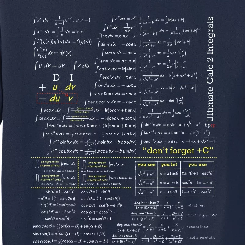 blackpenredpen ultimate calculus 2 integral Tall Sweatshirt