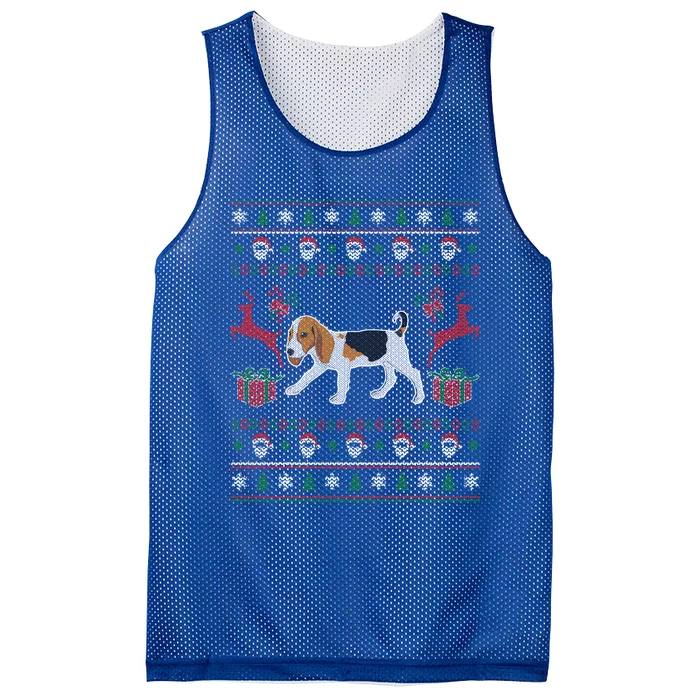 Beagle Ugly Christmas Funny Funny Gift For Dog Lover Mesh Reversible Basketball Jersey Tank