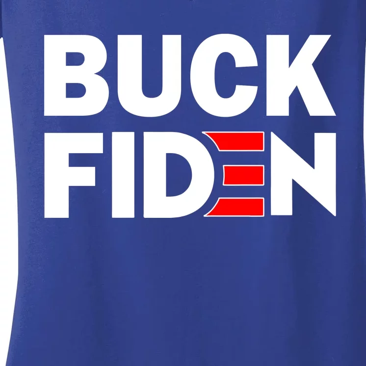 Buck Fiden Women's V-Neck T-Shirt