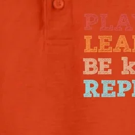 Boy Unity Day Orange Play Learn Be Kind Repeat Dry Zone Grid Performance Polo