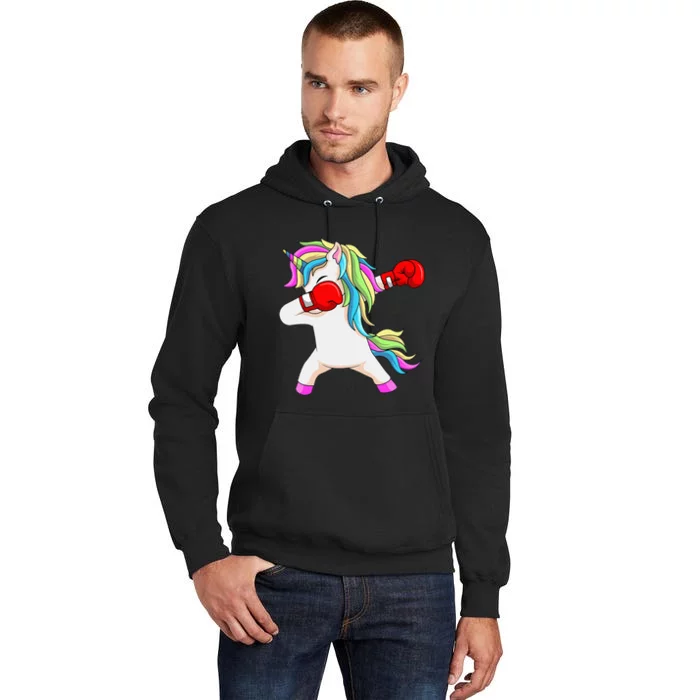 Boxing Unicorn Dabbing Boxer Coach Trainee Student Tall Hoodie