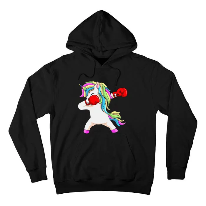 Boxing Unicorn Dabbing Boxer Coach Trainee Student Tall Hoodie