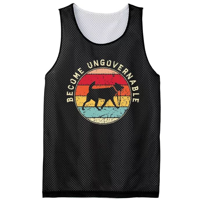 Become Ungovernable Dog Mesh Reversible Basketball Jersey Tank