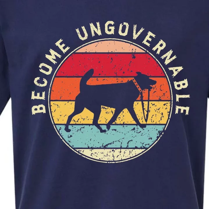 Become Ungovernable Dog Sueded Cloud Jersey T-Shirt