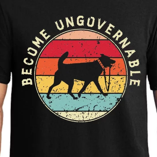 Become Ungovernable Dog Pajama Set