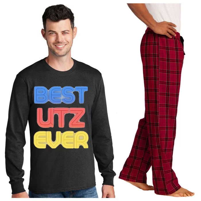 Best Utz Ever Funny Utz Name Utz Long Sleeve Pajama Set