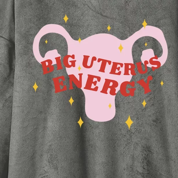 Big Uterus Energy Hooded Wearable Blanket