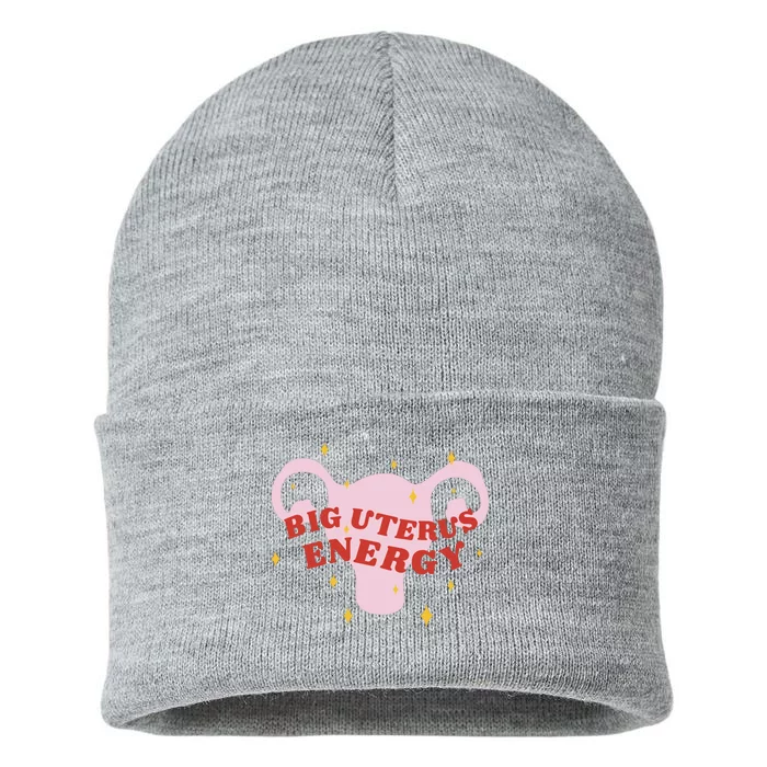 Big Uterus Energy Sustainable Knit Beanie