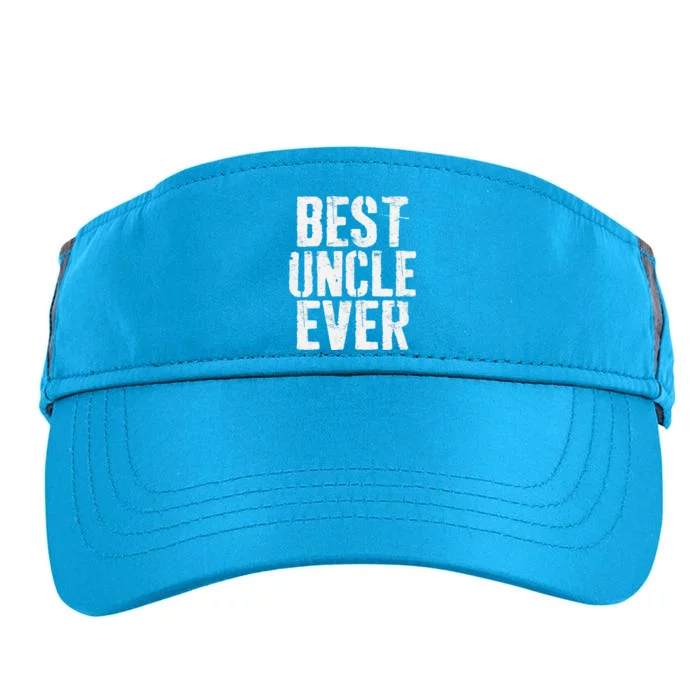 Best Uncle Ever Fathers Day Adult Drive Performance Visor