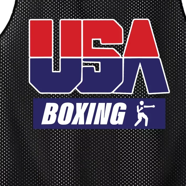 Boxing USA Funny Mesh Reversible Basketball Jersey Tank