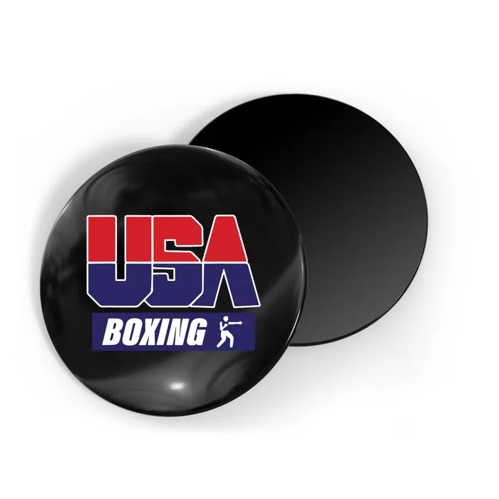 Boxing USA Funny Magnet