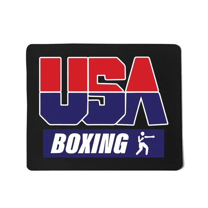 Boxing USA Funny Mousepad