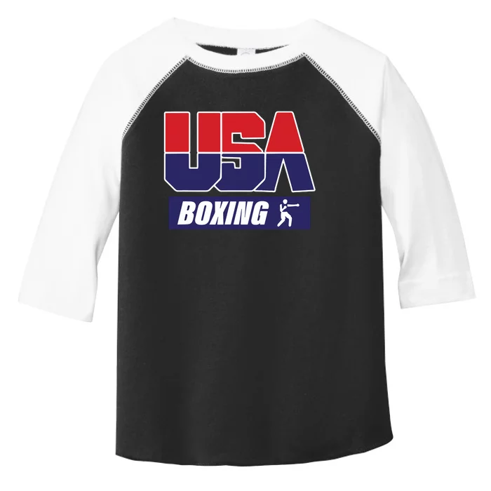 Boxing USA Funny Toddler Fine Jersey T-Shirt