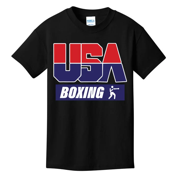 Boxing USA Funny Kids T-Shirt