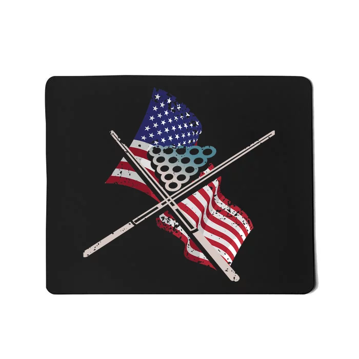 Billiards Usa Flag Billiards Dad Gift For Father’s Day Mousepad