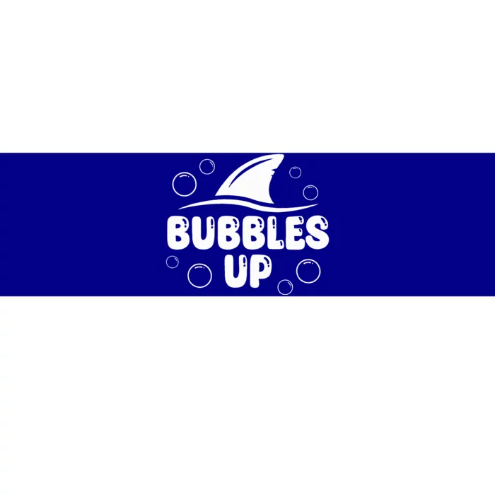 Bubbles Up funny Shark Bubbles Up Bumper Sticker