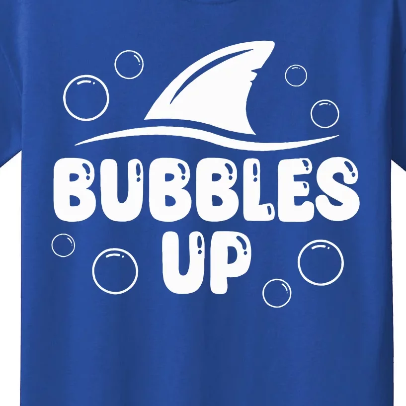 Bubbles Up funny Shark Bubbles Up Kids T-Shirt