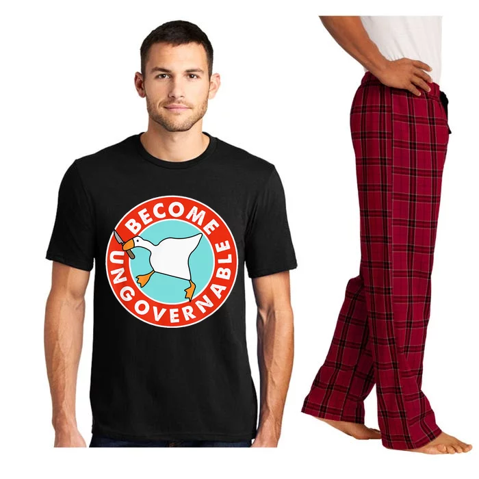 Become Ungovernable Funny Goose Pajama Set