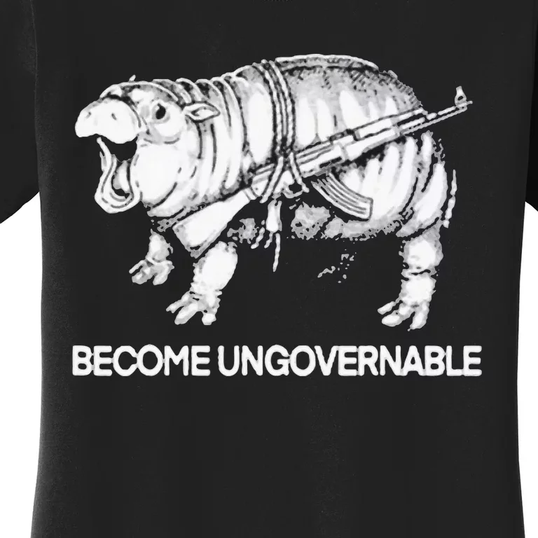 Become Ungovernable Funny Moodeng Women's T-Shirt