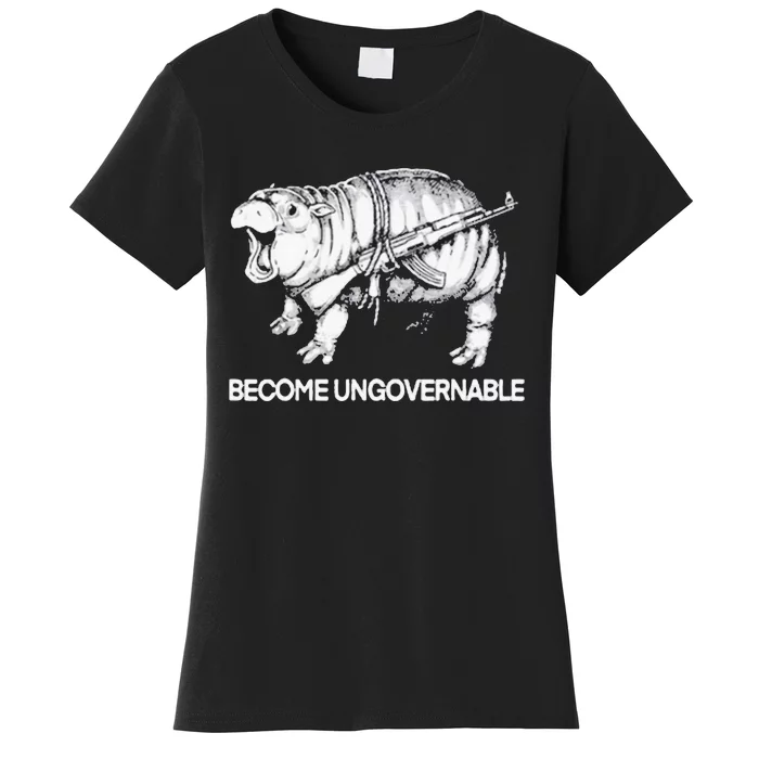 Become Ungovernable Funny Moodeng Women's T-Shirt