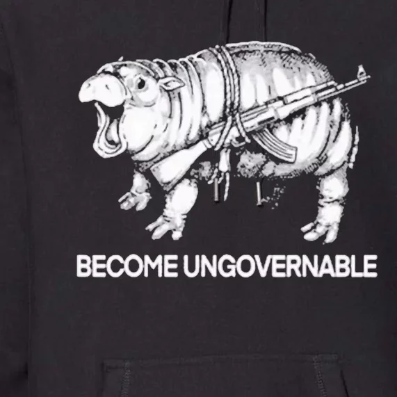 Become Ungovernable Funny Moodeng Premium Hoodie