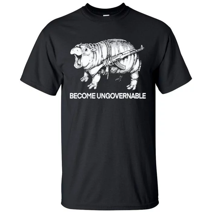 Become Ungovernable Funny Moo Deng Tall T-Shirt