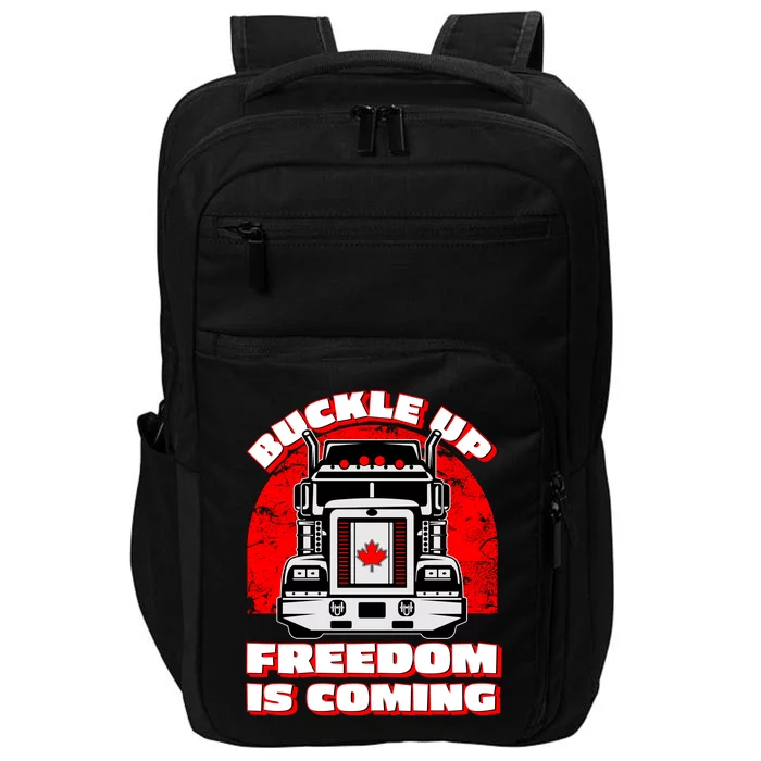 Buckle Up Freedom Is Coming Candian Truckers Impact Tech Backpack