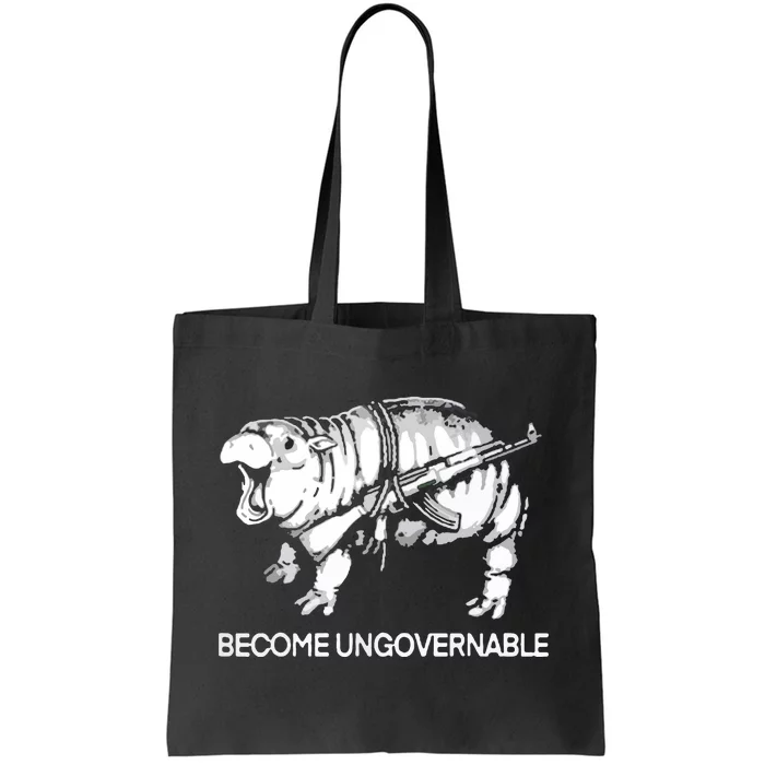 Become Ungovernable Funny Moodeng Tote Bag