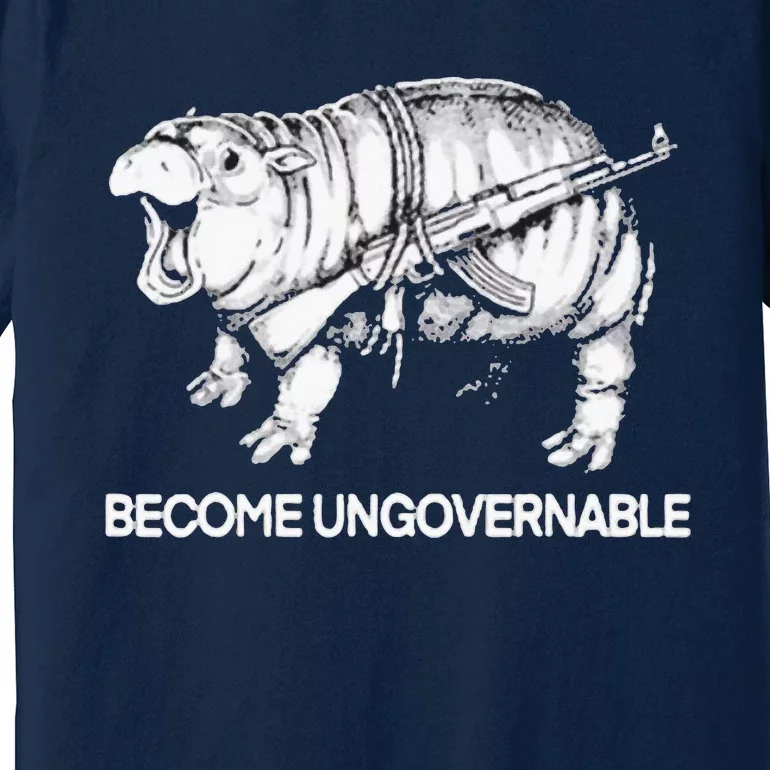 Become Ungovernable Funny Moodeng Premium T-Shirt