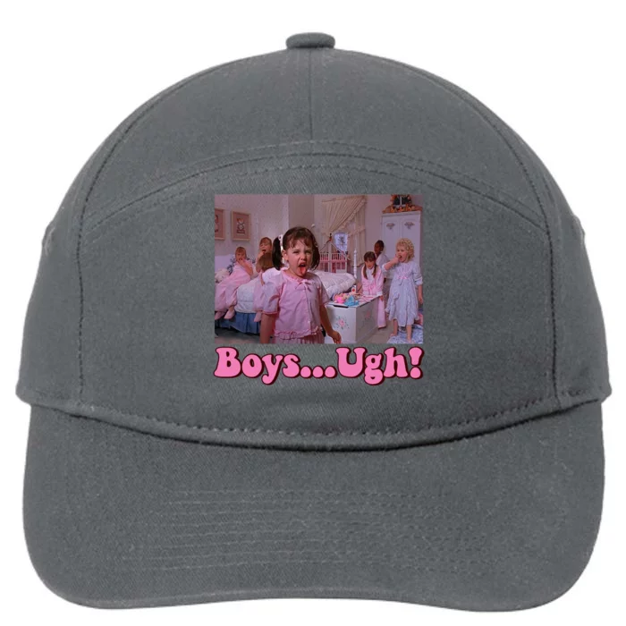 Boy Ugh Funny Valentine Little Rascals 7-Panel Snapback Hat