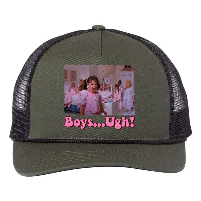 Boy Ugh Funny Valentine Little Rascals Retro Rope Trucker Hat Cap