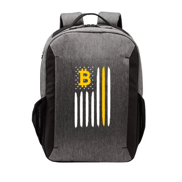 Bitcoin Usa Flag Vector Backpack