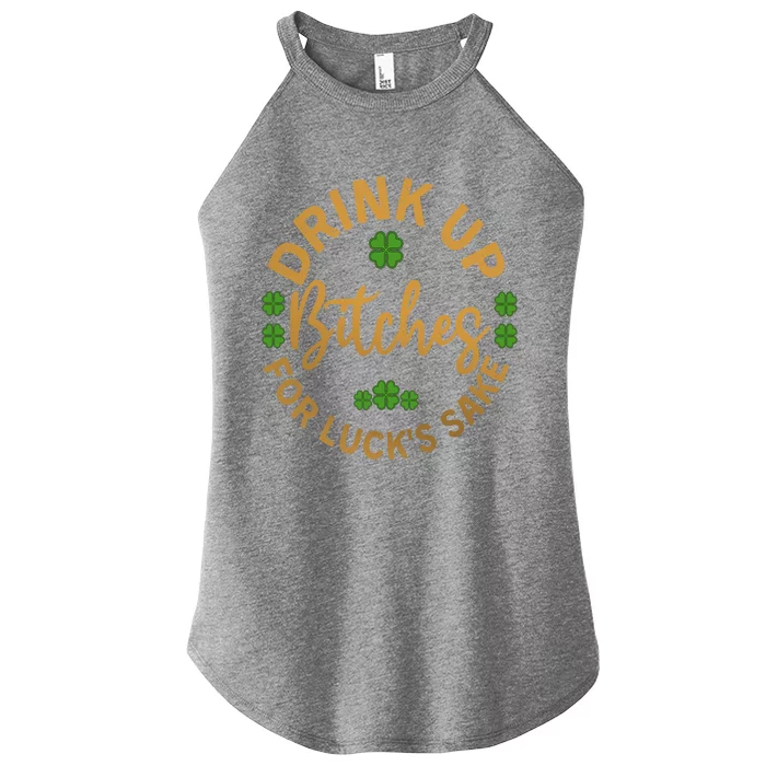 Bitches Up Funny St Patricks Day Meaningful Gift Women’s Perfect Tri Rocker Tank