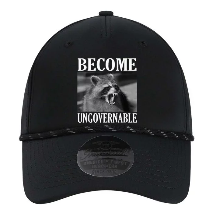 Become Ungovernable Funny Raccoon Face Meme Performance The Dyno Cap